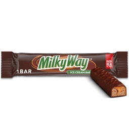 MILKY WAY Chocolatey Ice Cream Bar with Caramel and a Milk Chocolatey Coating, 2.8 Oz image