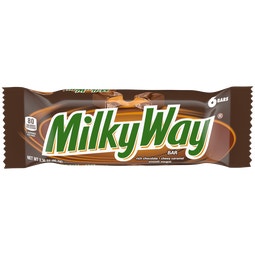 MILKY WAY Milk Chocolate Fun Size Candy Bars, 3.36 oz Bag (Pack of 6) image
