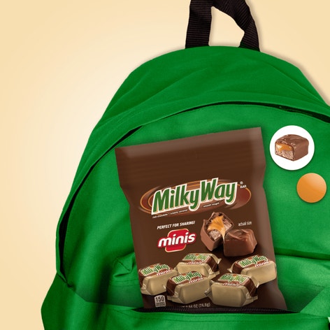 Milky Way Minis Size Milk Chocolate Candy Bar - 2.64 oz Bag