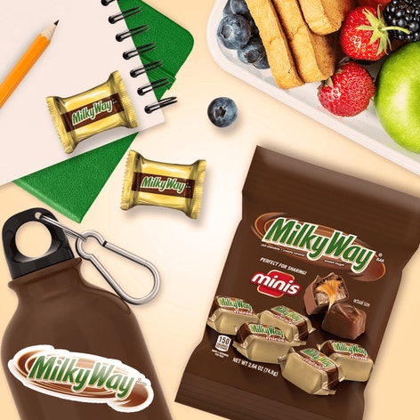 Milky Way Minis Size Milk Chocolate Candy Bar - 2.64 oz Bag