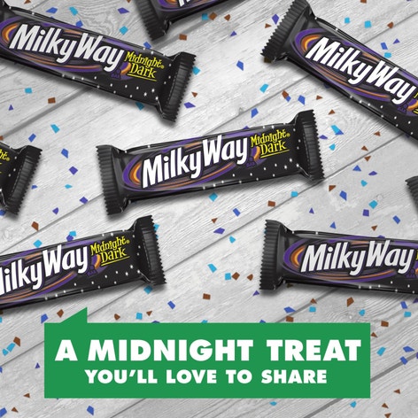 MILKY WAY Midnight Dark Chocolate Single Candy Bar, 1.76 oz