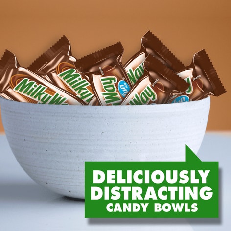 MILKY WAY Milk Chocolate Fun Size Candy Bars, 3.36 oz Bag (Pack of 6)