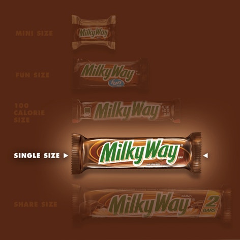 MILKY WAY Milk Chocolate Single Candy Bar, 1.84 oz